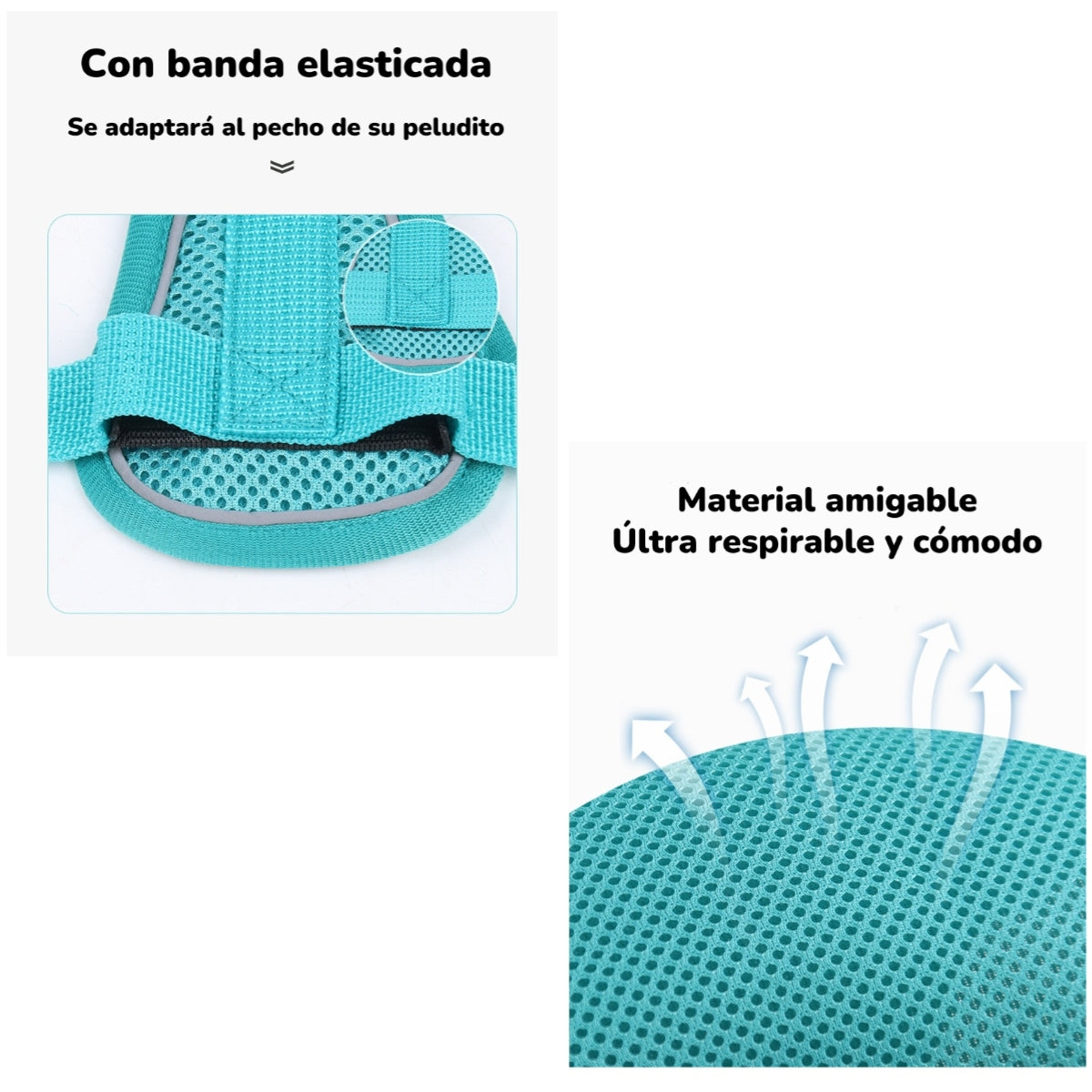 Arnés Para Perro Ajustable Con Correa Reflectantes L