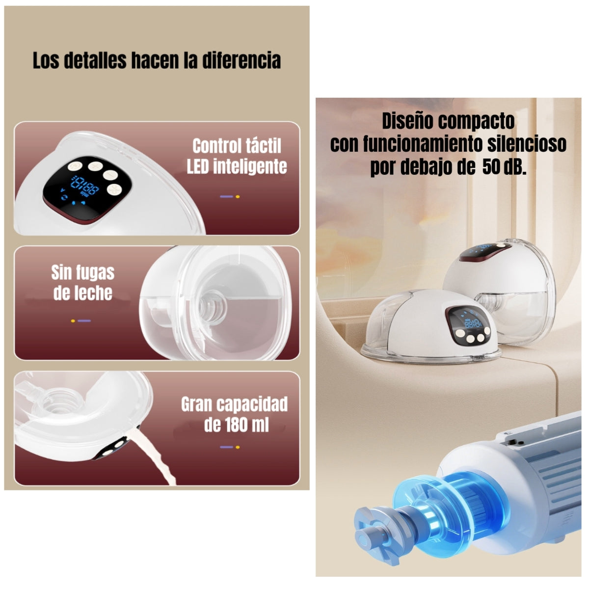 Extractor De Leche Eléctrico Portátil W210 LuBabycas