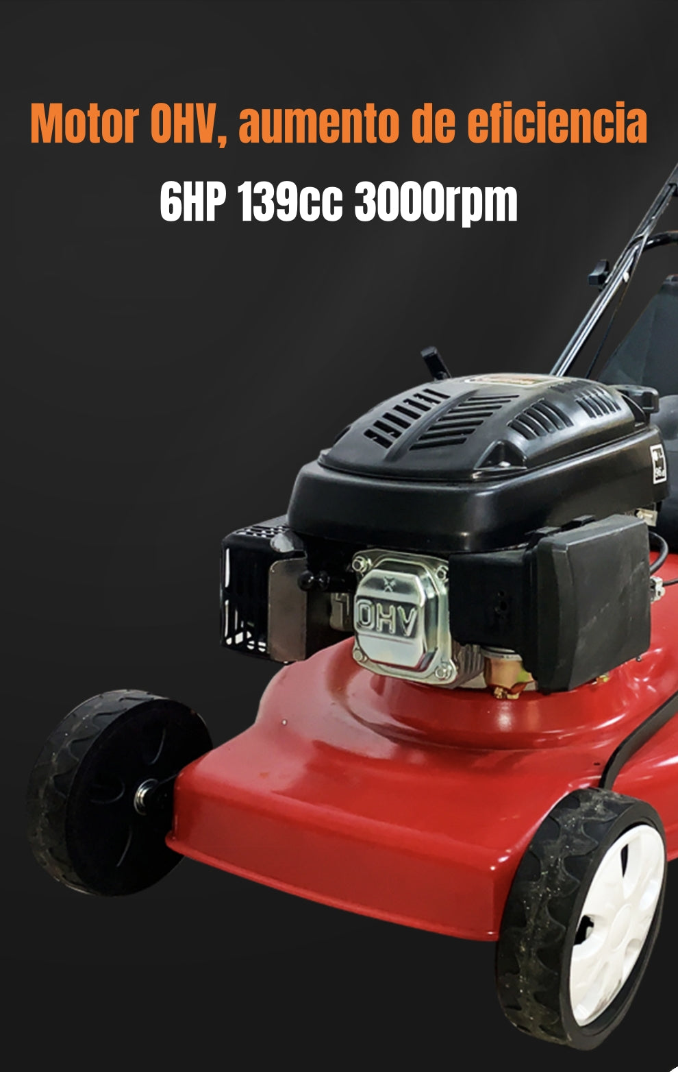 Cortadora De Pasto A Gasolina 16" 6HP 41cm 139cc F04