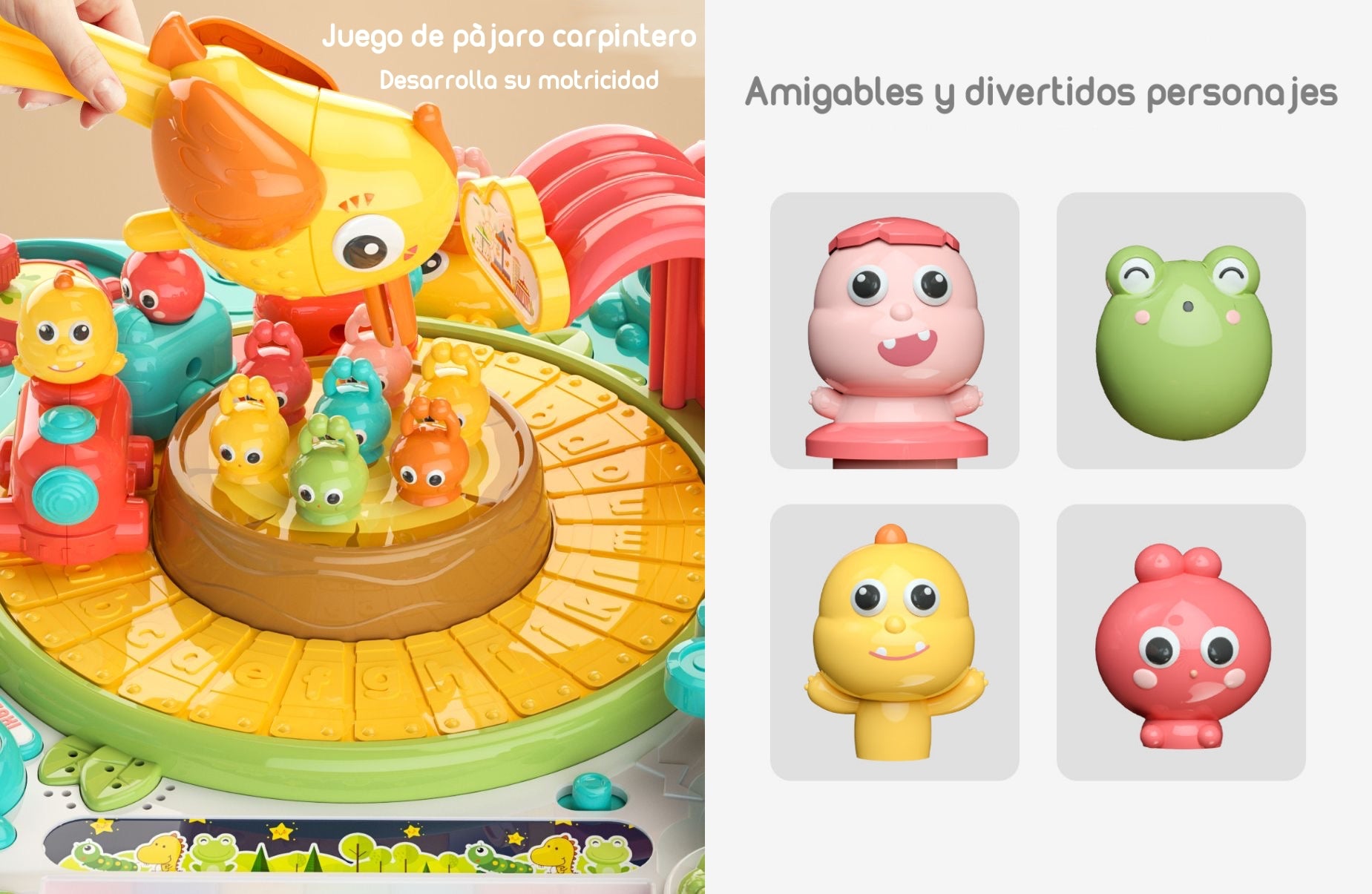 Juguete Mesa De Actividades Musical Lubabycas Verde