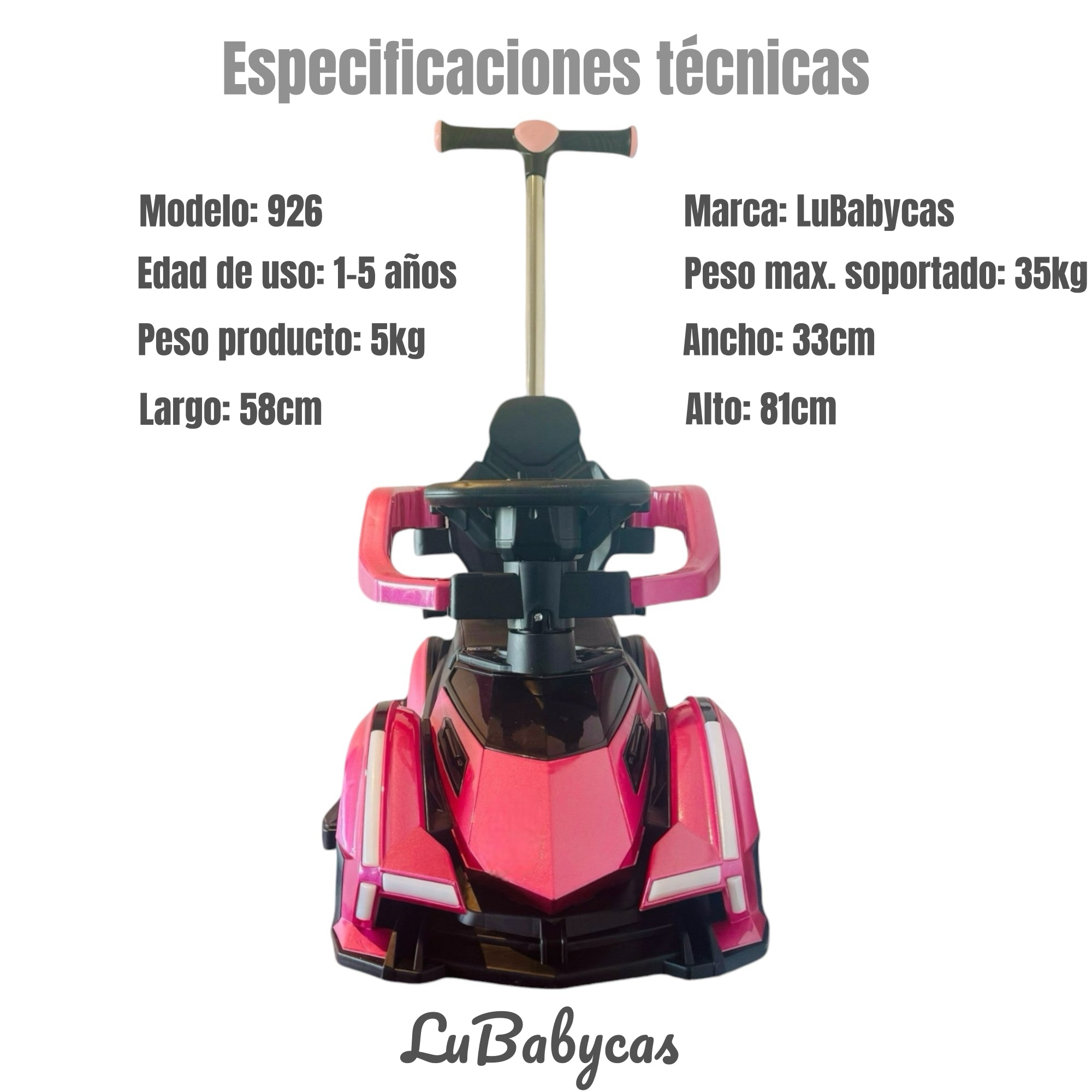 Correpasillo Autito 926 LuBabycas