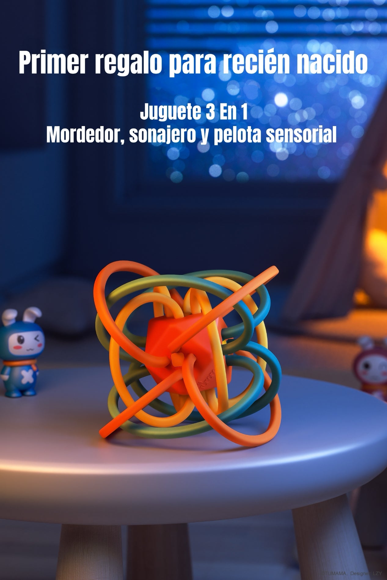 Juguete Estimulación Mordedor Sensorial TM113 LuBabycas