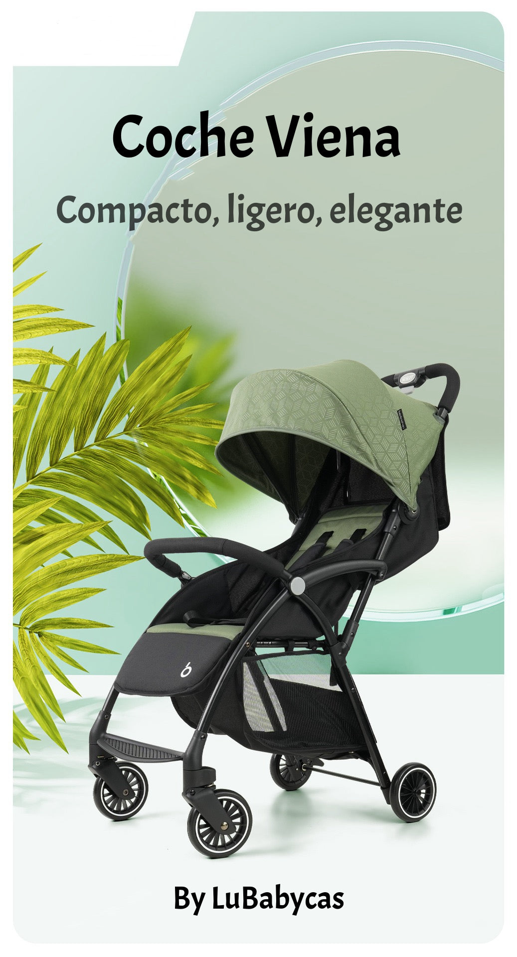 Coche De Paseo Últra Compacto Liviano Viena LuBabycas
