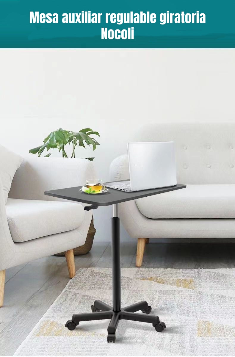 Mesa Auxiliar Centro Lateral Living Regulable 59-80cm Nocoli