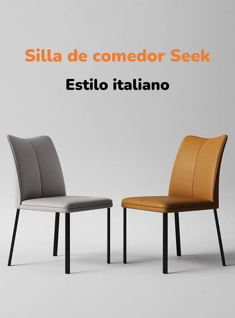 Pack 2 Sillas De Comedor Gris Seek By LuBabycas