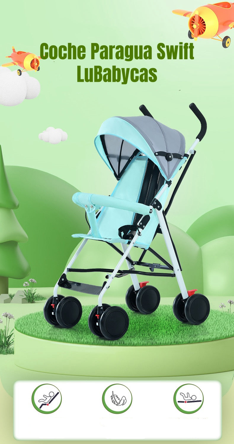 Coche Paragua Con Posa Vaso Swift LuBabycas