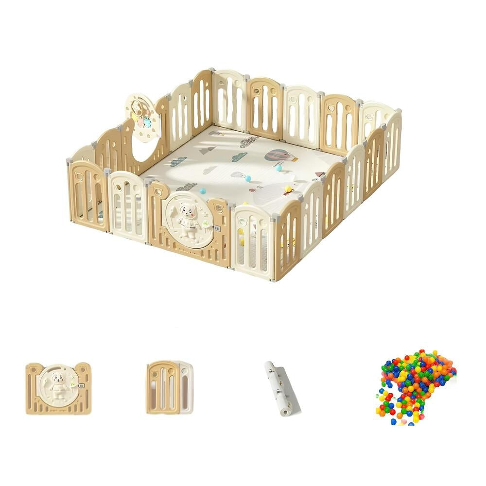 Corral Honor Con Alfombra Y Pelotas LuBabycas