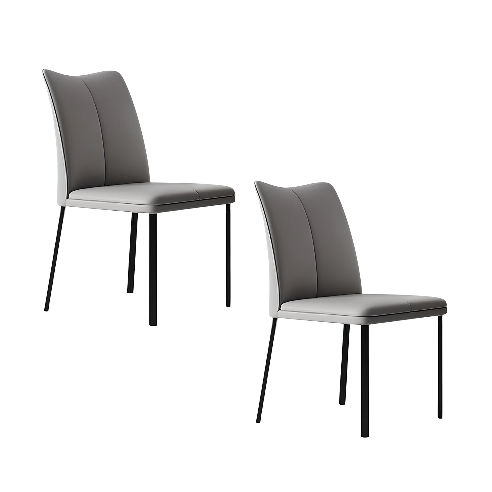Pack 2 Sillas De Comedor Gris Seek By LuBabycas