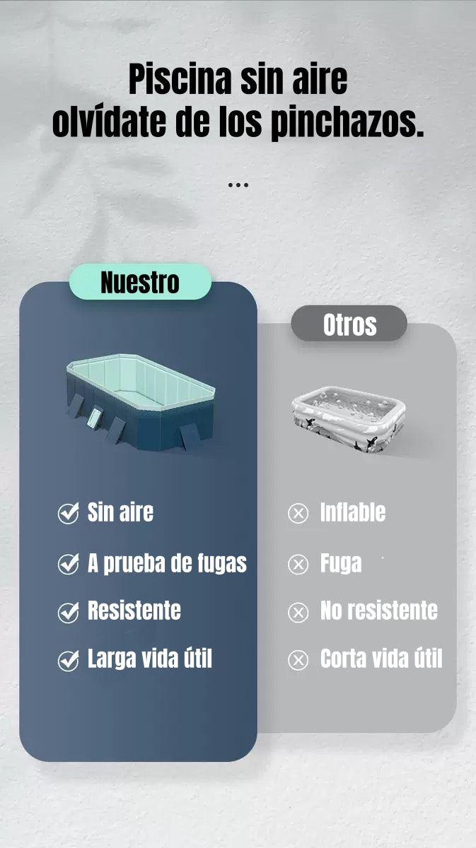 Piscina Estructural Plegable 400cm Niños Summer LuBabycas