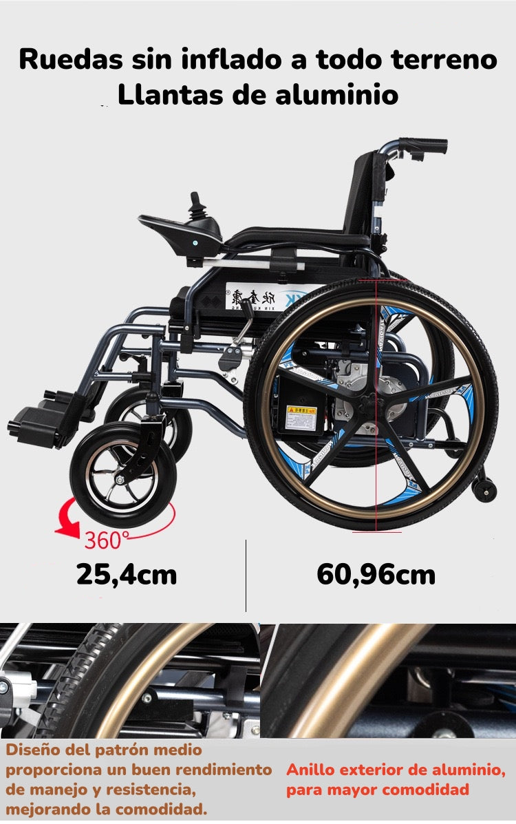 Silla De Ruedas Eléctrica Plegable Movix By LuBabycas