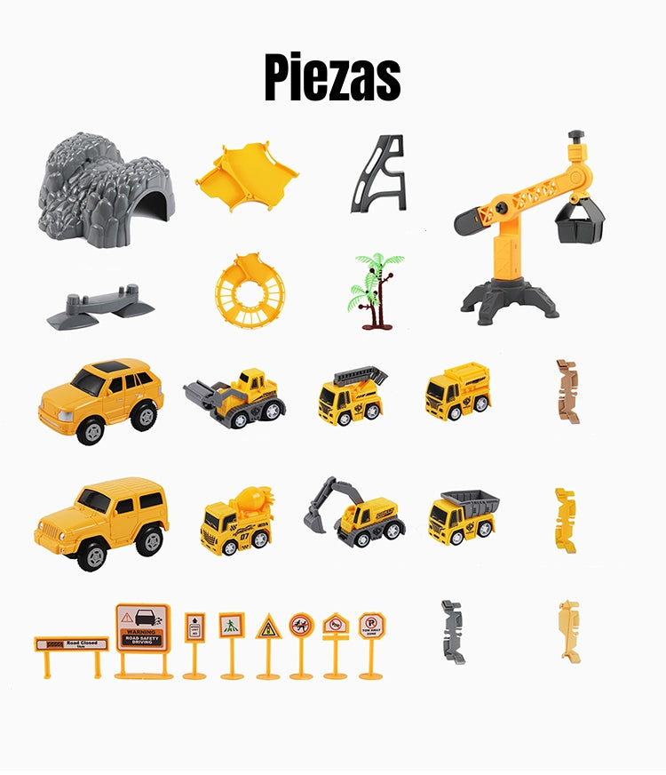 Juguete Autopista Eléctrica 249 Piezas TM208 LuBabycas