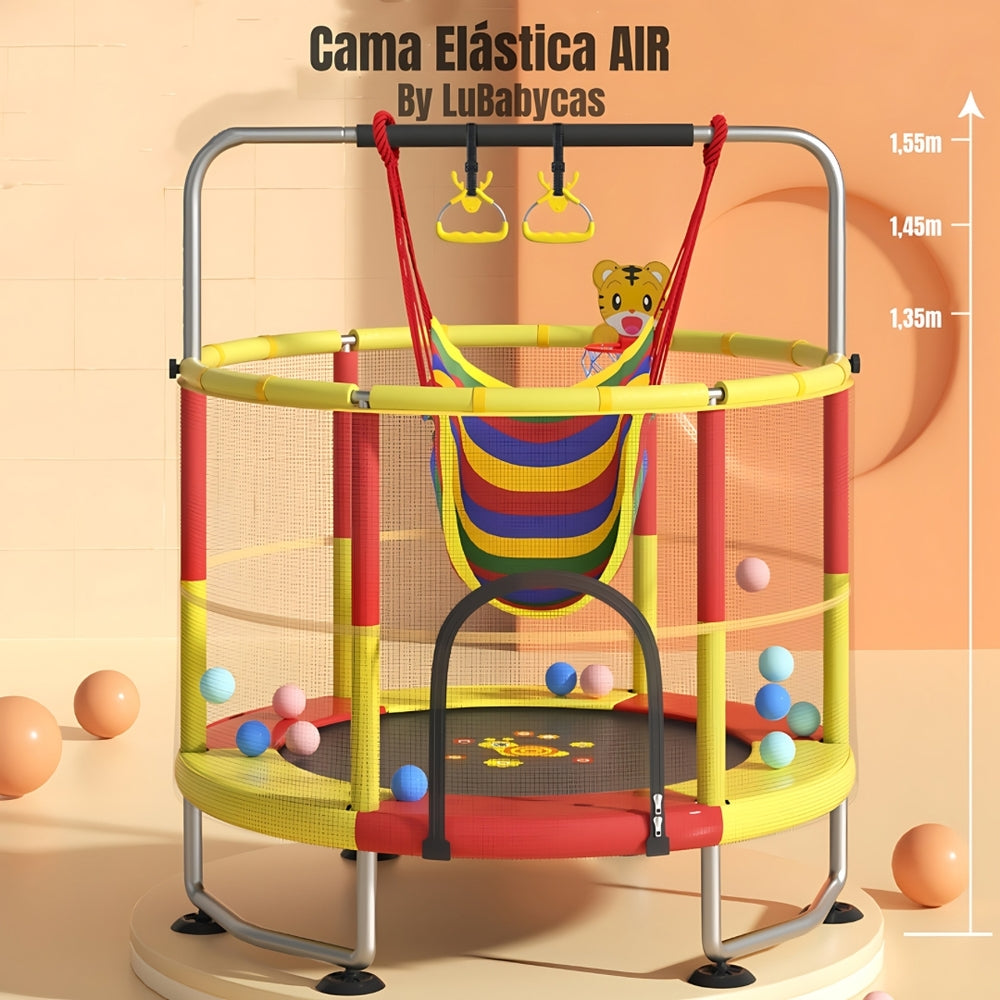 Cama Elástica 150cm Más Juegos Infantil Air LuBabycas