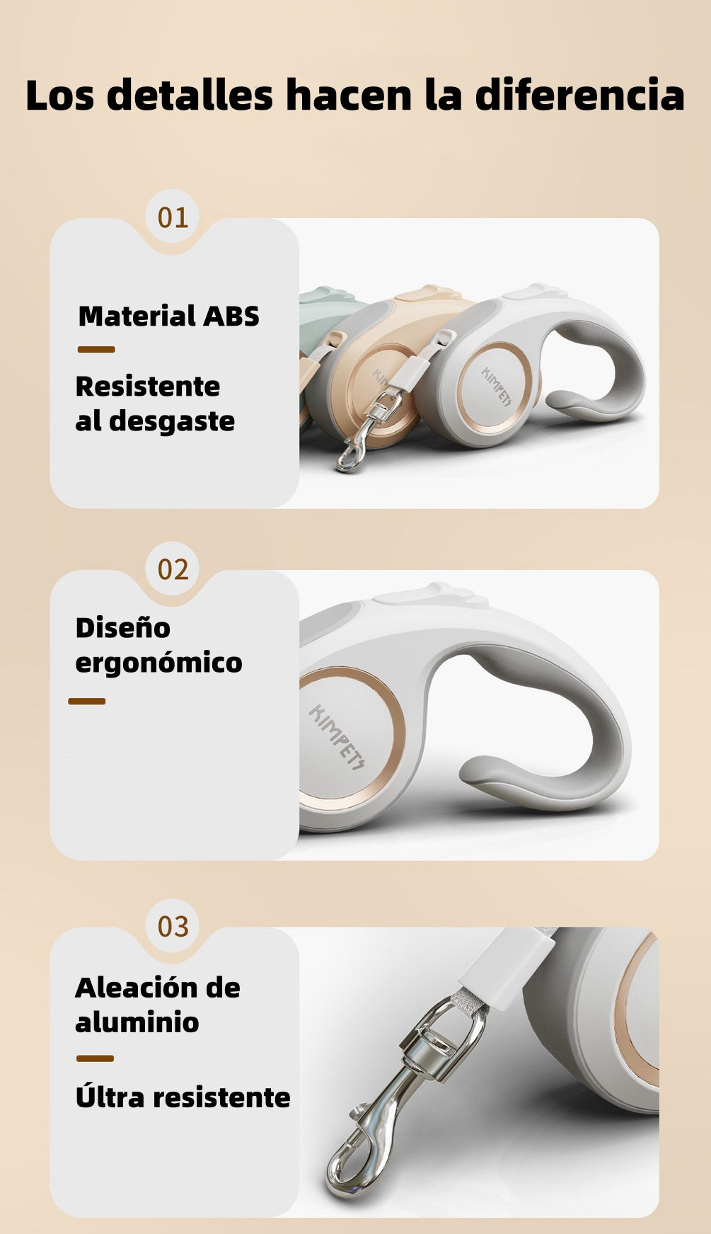 Correa Retráctil Para Mascotas 5Mts By LuBabycas