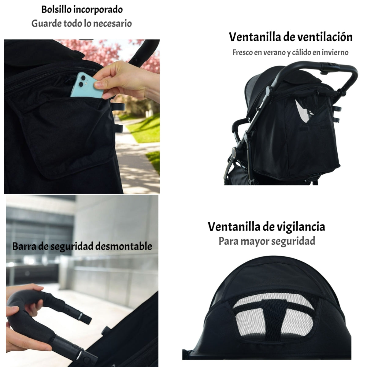 Coche De Paseo Hasta 4 Años Con Posa Vaso Iron LuBabycas