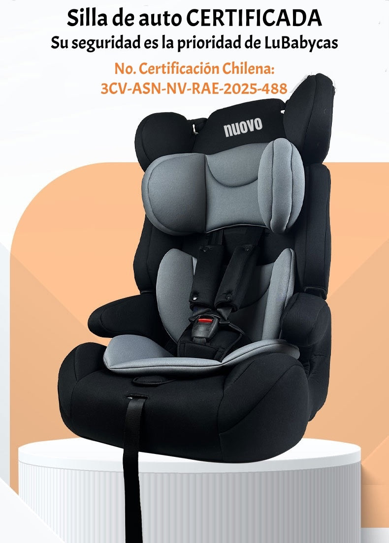 Silla De Auto Butaca 9-36KG 12 Años Gris RA-E LuBabycas