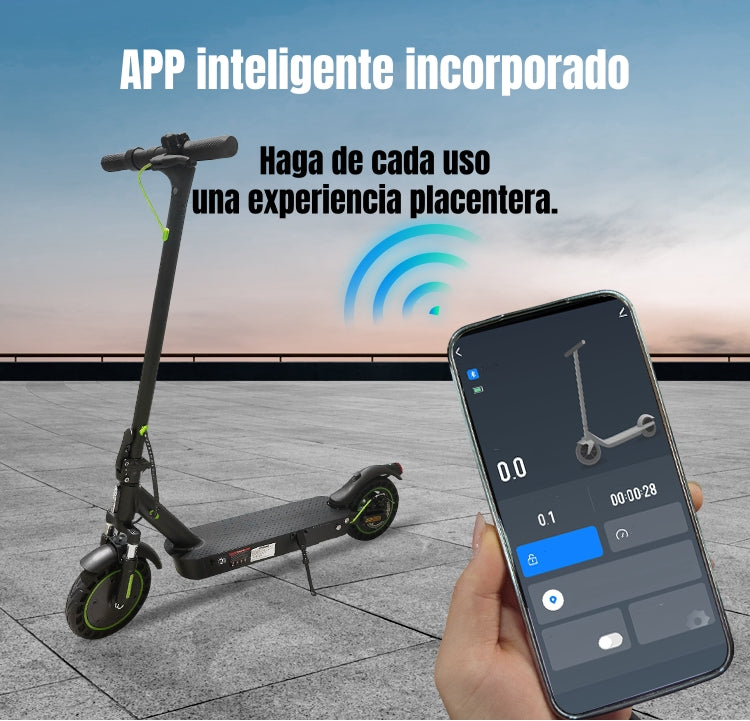 Scooter Eléctrico Aluminio Con APP 50KM 36V 500W E5Max