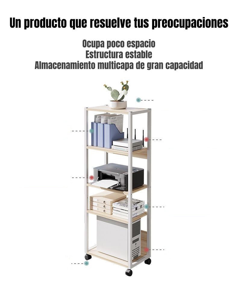Estantes Repisas De 5 Niveles Movible 51x30x136cm JR5