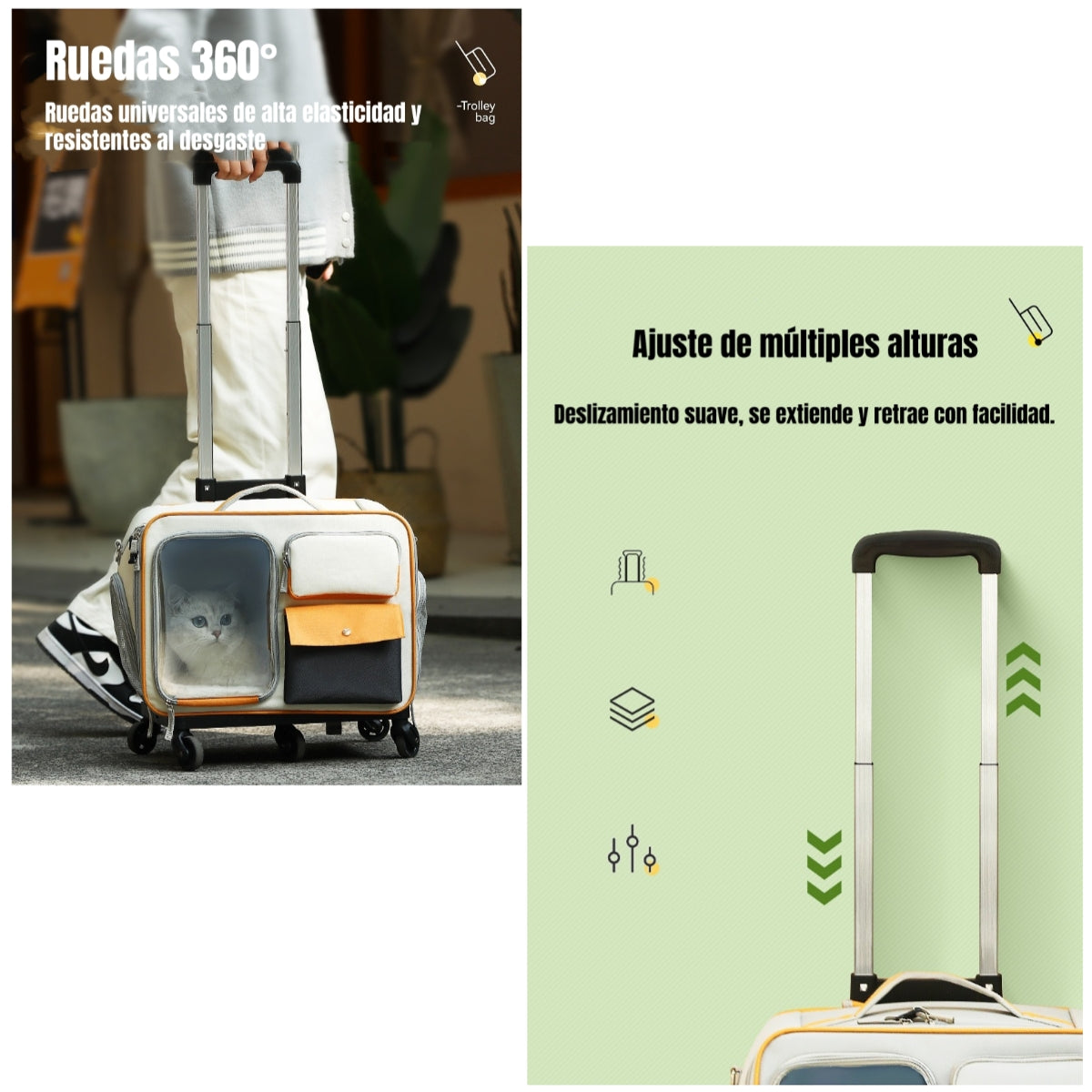 Maleta Mochila Bolso Perros Gatos 3 En 1 Cute By LuBabycas