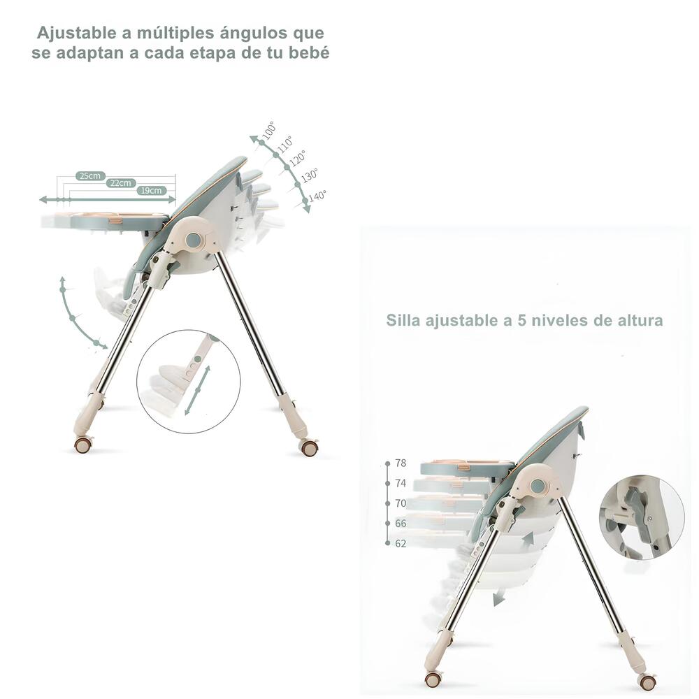 Silla De Comer Smart Pro Plegable LuBabycas