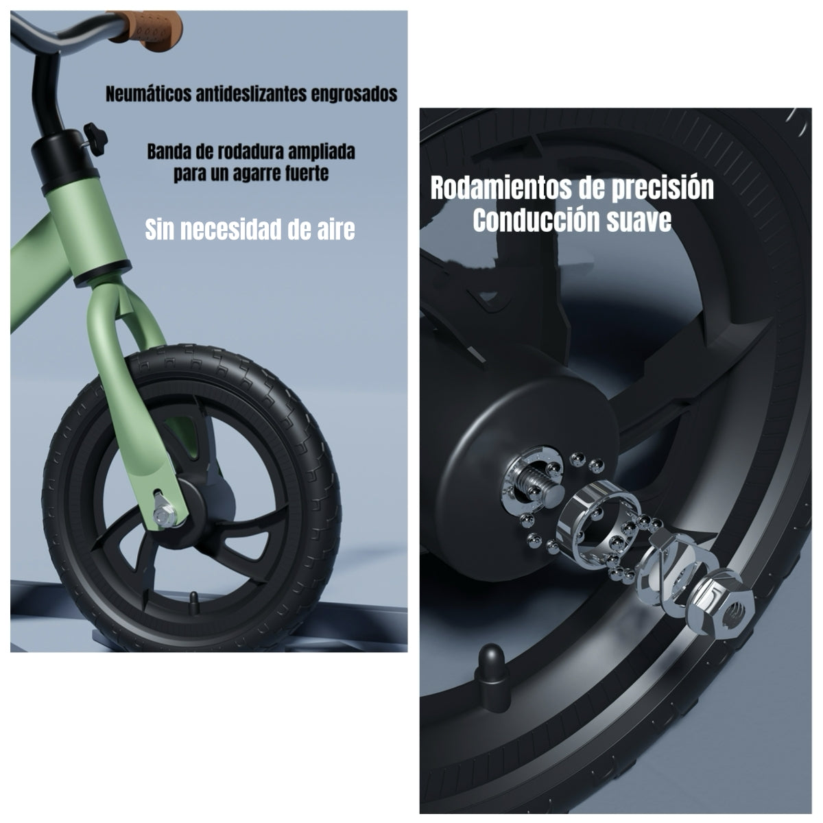 Bicicleta De Equilibrio 2-6 Años Aro 12 Acent LuBabycas