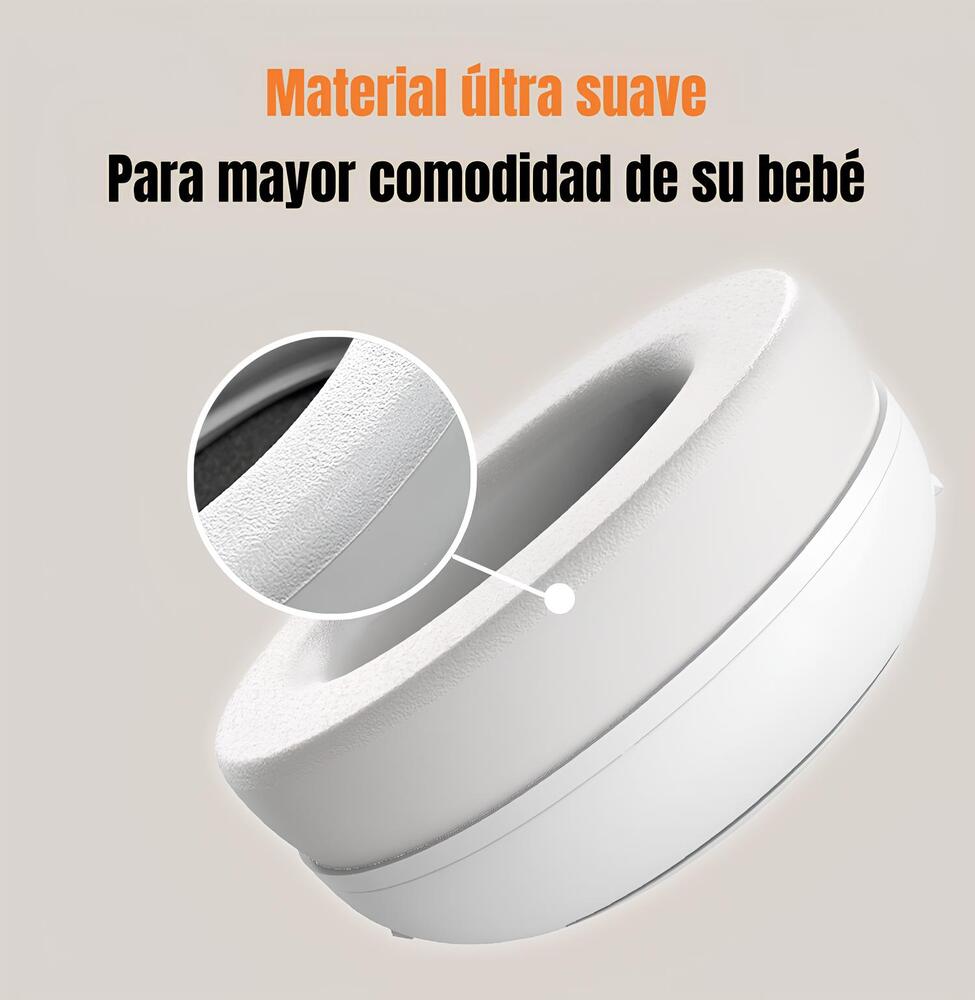 Orejeras Antiruido Auriculares 2 En 1 Blanca LuBabycas