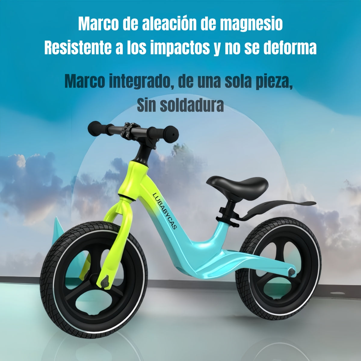 Bicicleta Equilibrio Últra Resistente LuBabycas Rosada