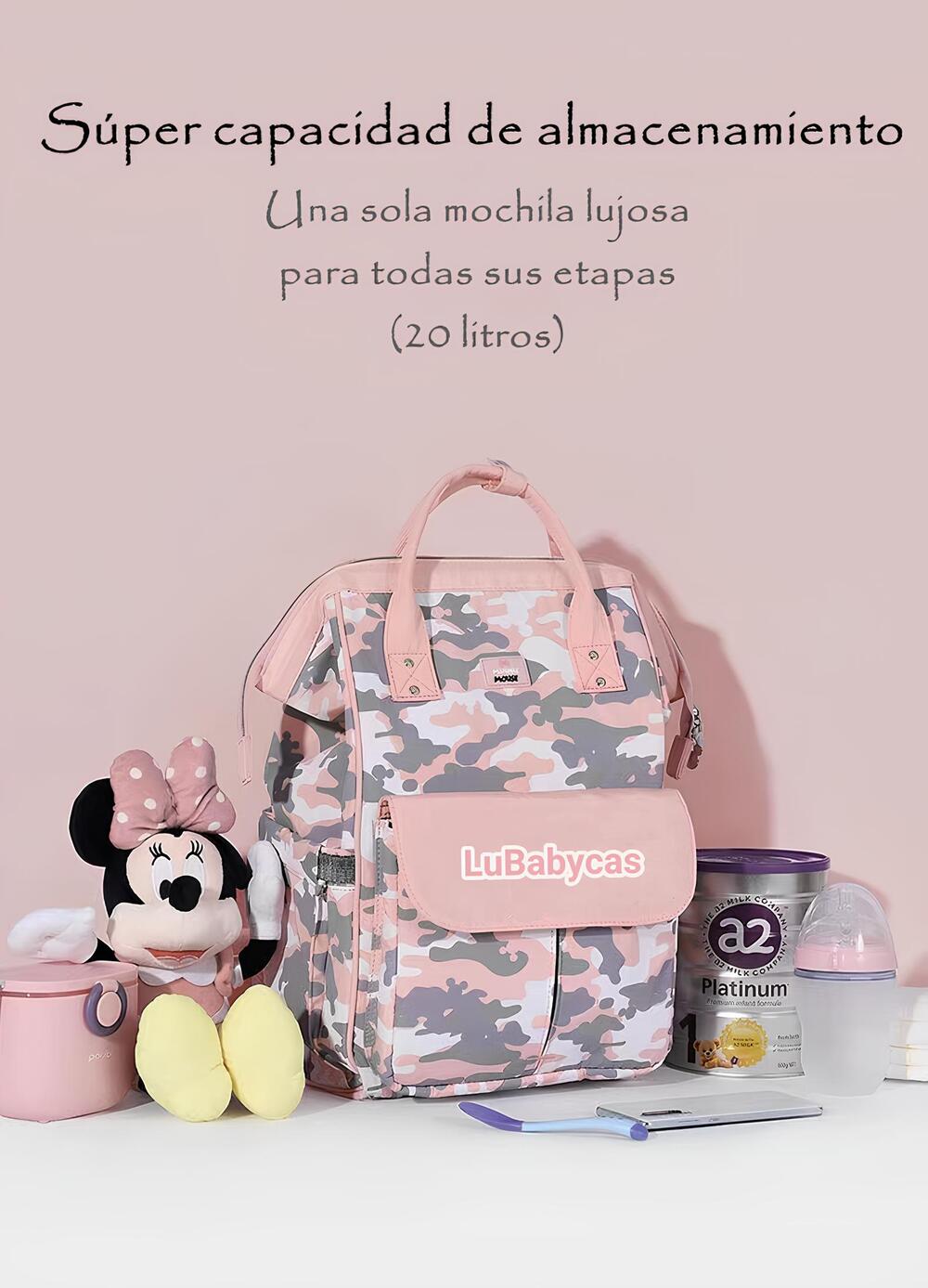 Mochila Maternal Premium Impermeable LuBabycas