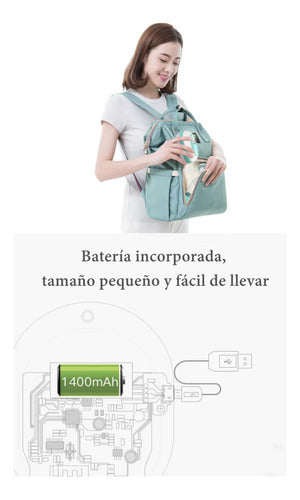 Extractor De Leche Eléctrico 9 Niveles Inalambrico Lubabycas