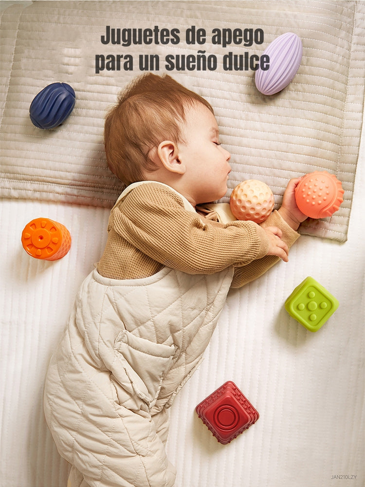 Juguete Sensorial Bloques Pelotas Mordedor TM193 LuBabycas