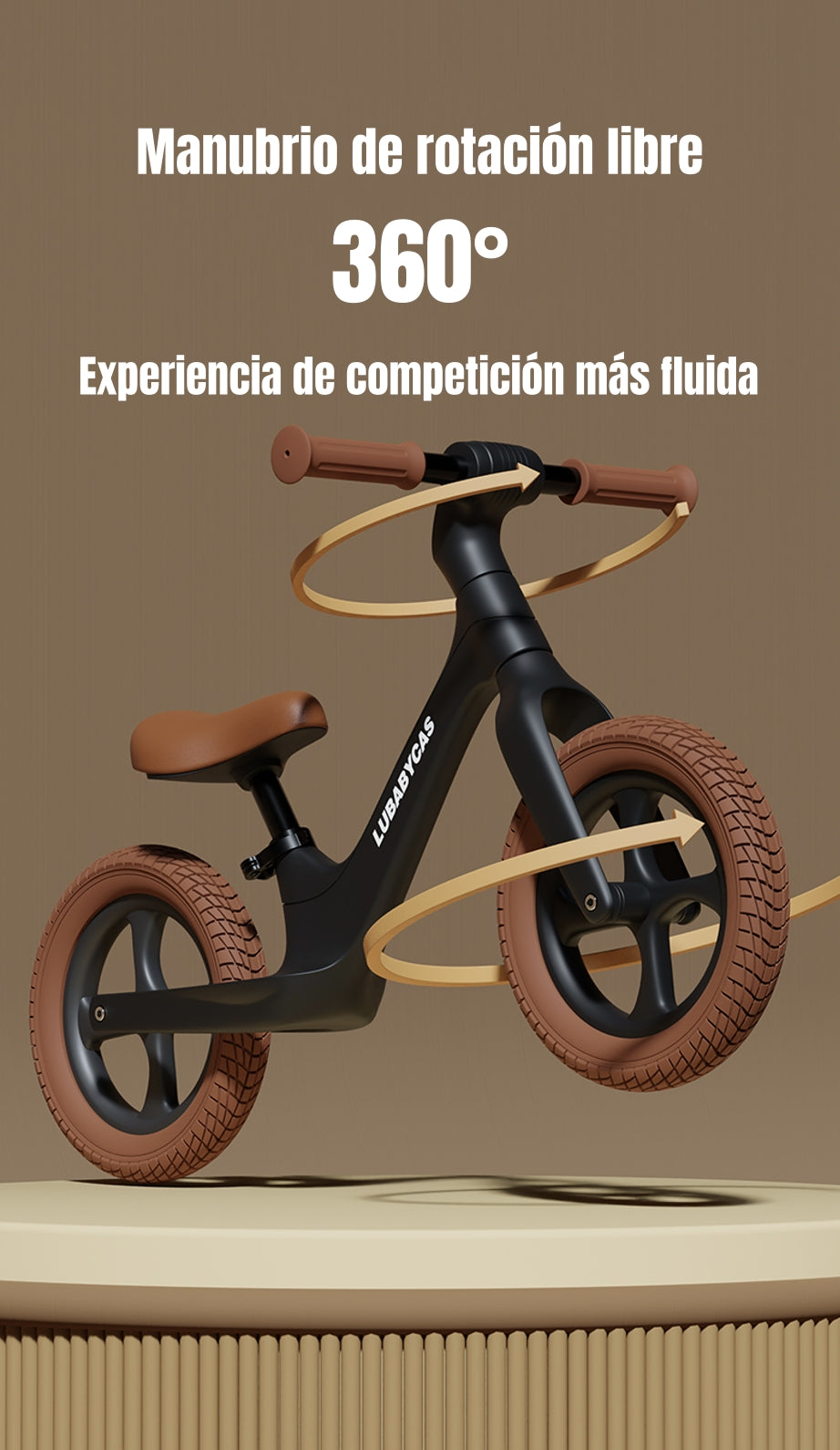 Bicicleta De Equilibrio 2-7 Años Aro 12 Elite LuBabycas