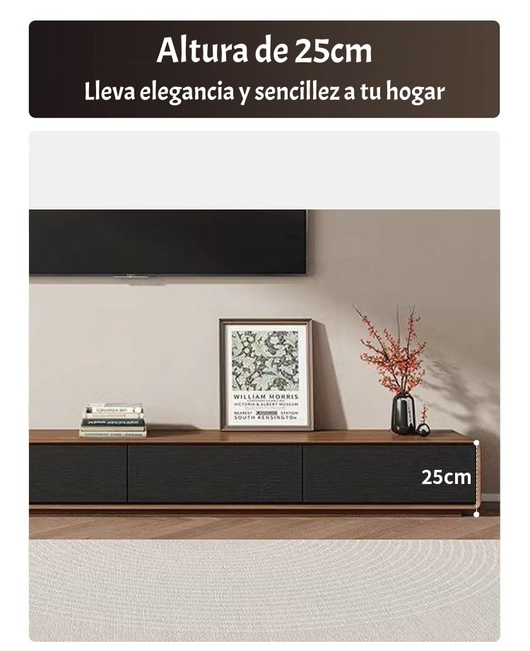 Mueble De TV Rack Madera Viene Armado 200cm Angol