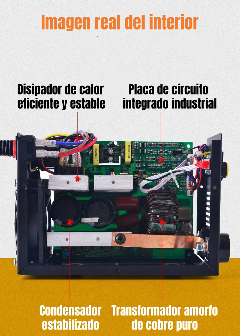 Soldadora Inverter 120A 220V Con Accesorios H01