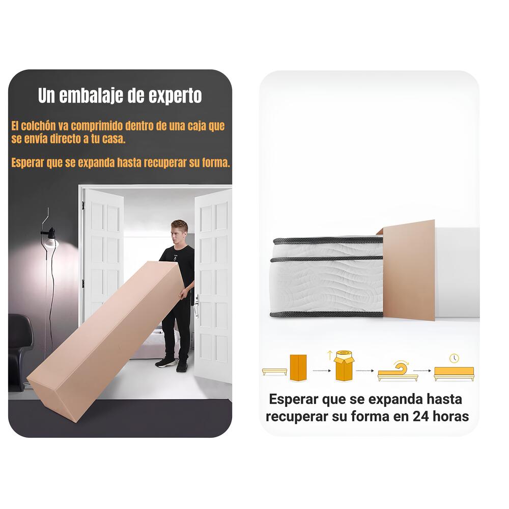 Colchón Comprimido Nube Pocket LuBabycas