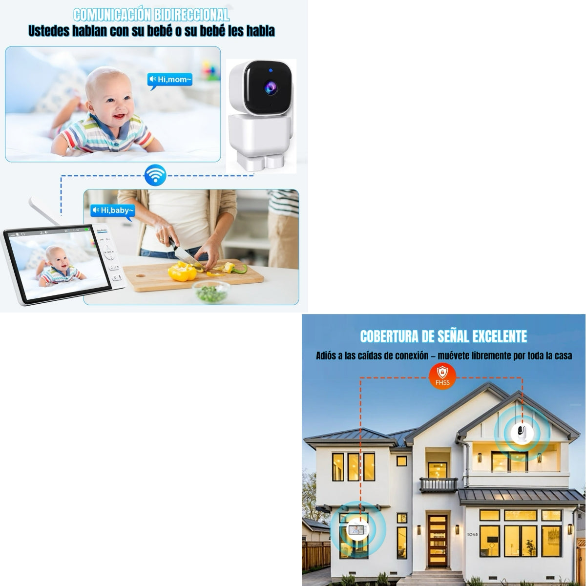 Cámara Monitor Con APP 5 1920x1080P ABM720S