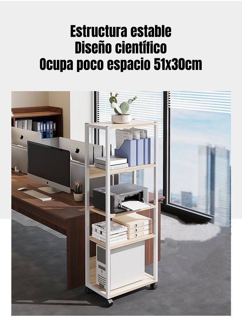 Estantes Repisas De 5 Niveles Movible 51x30x136cm JR5