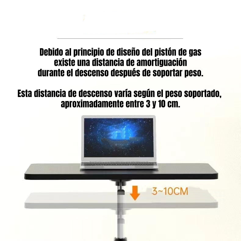 Mesa Auxiliar Centro Lateral Living Regulable 59-80cm Nocoli