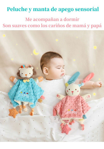 Peluche De Apego Sensorial Algodón Elefante Lubabycas