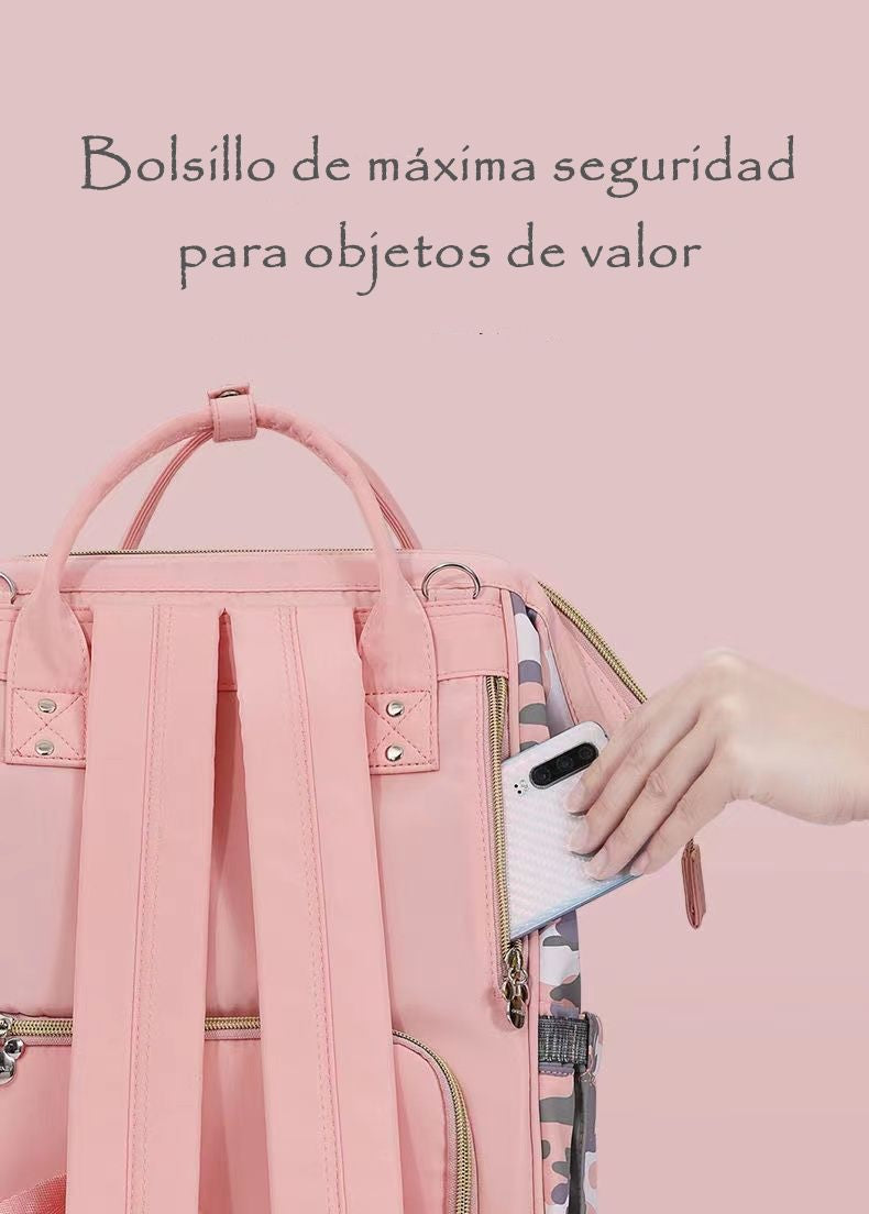Mochila Maternal Premium Impermeable LuBabycas