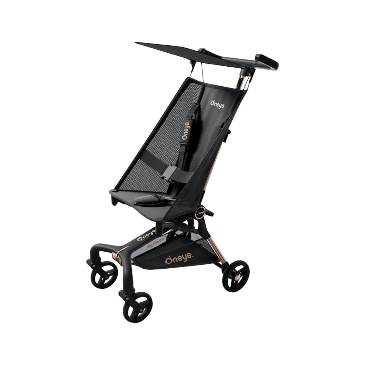 Coche de Paseo Lujoso Últra Slim LuBabycas Negro