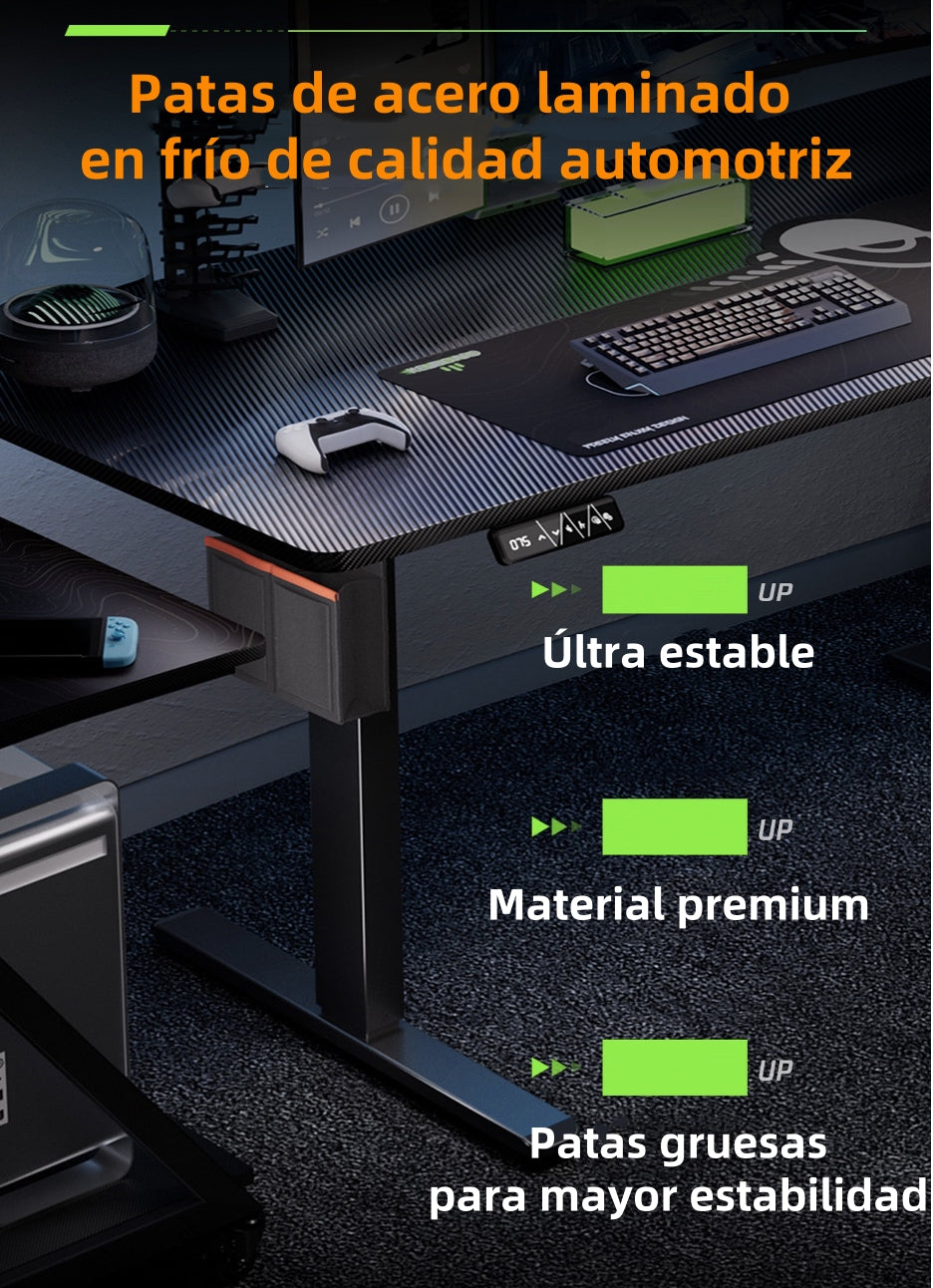 Escritorio Eléctrico Regulable Warrior 140cm LuBabycas