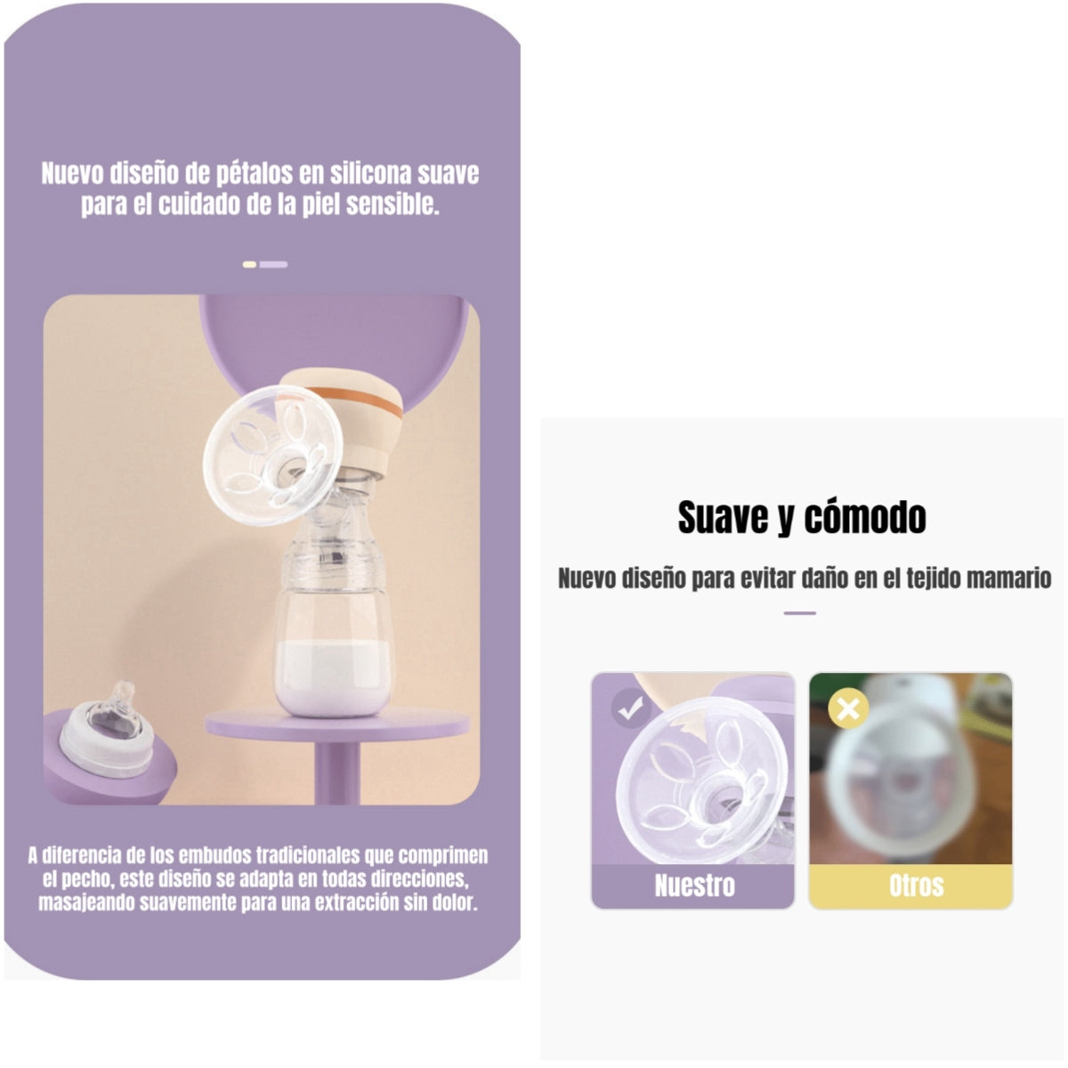 Extractor De Leche Eléctrico 10 Bolsas RH289 Verde LuBabycas