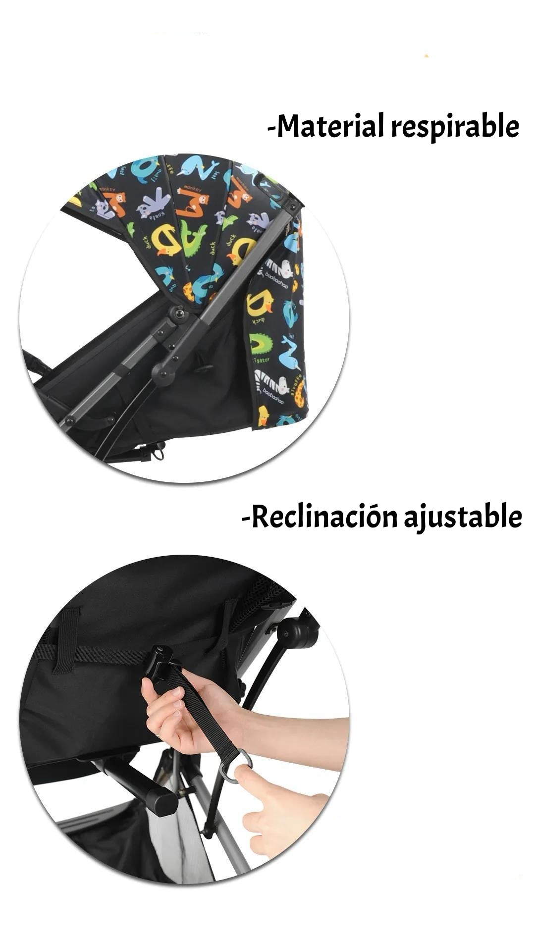 Coche De Paseo Tipo Maleta 0-3 años Milan Gris By LuBabycas