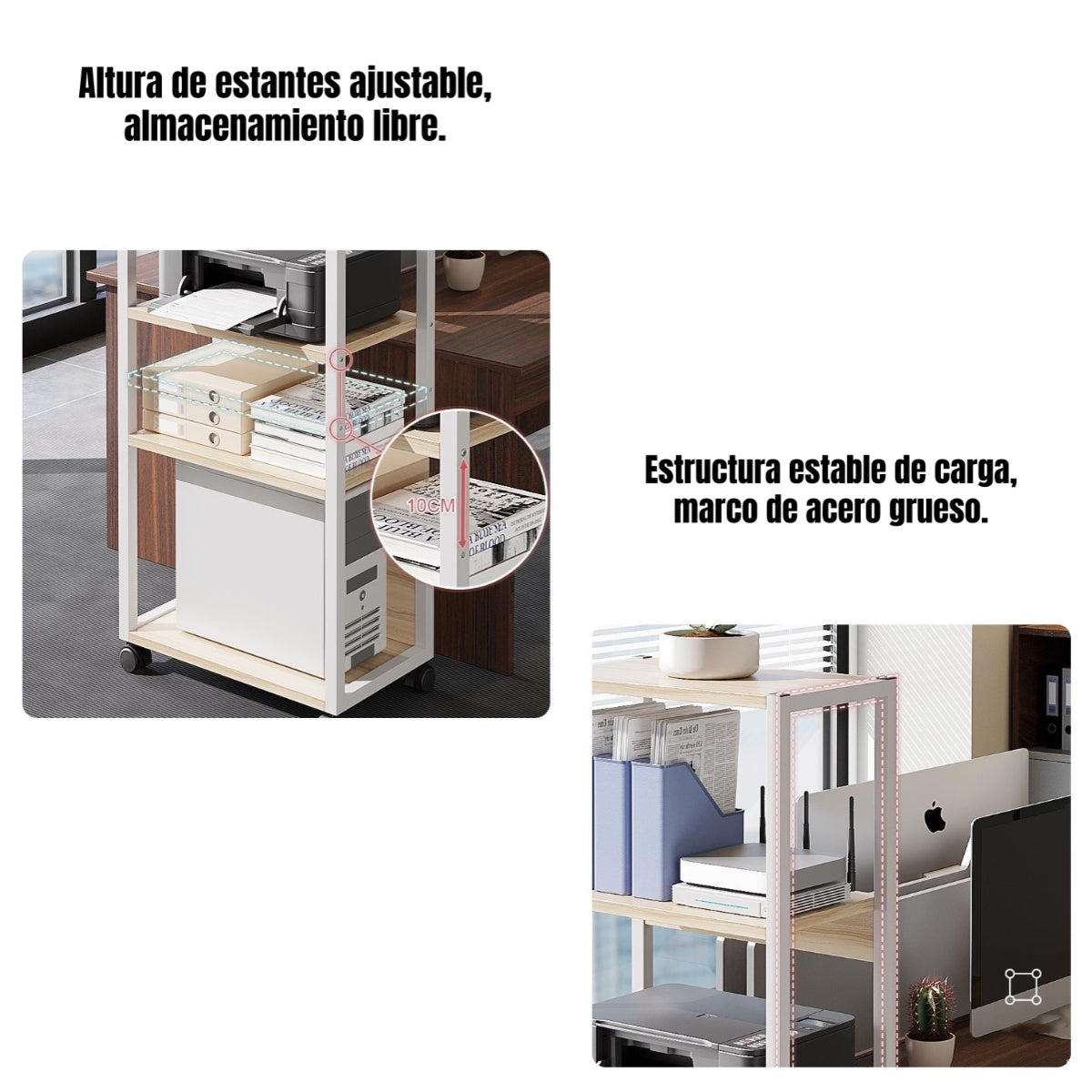 Estantes Repisas De 5 Niveles Movible 51x30x136cm JR5