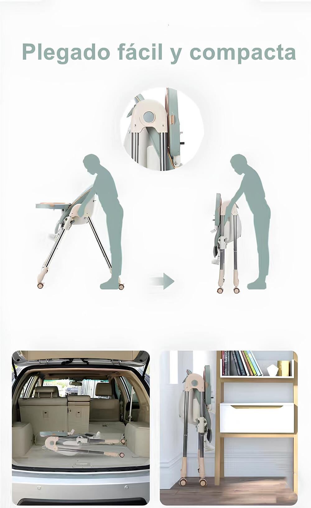 Silla De Comer Smart Pro Plegable LuBabycas