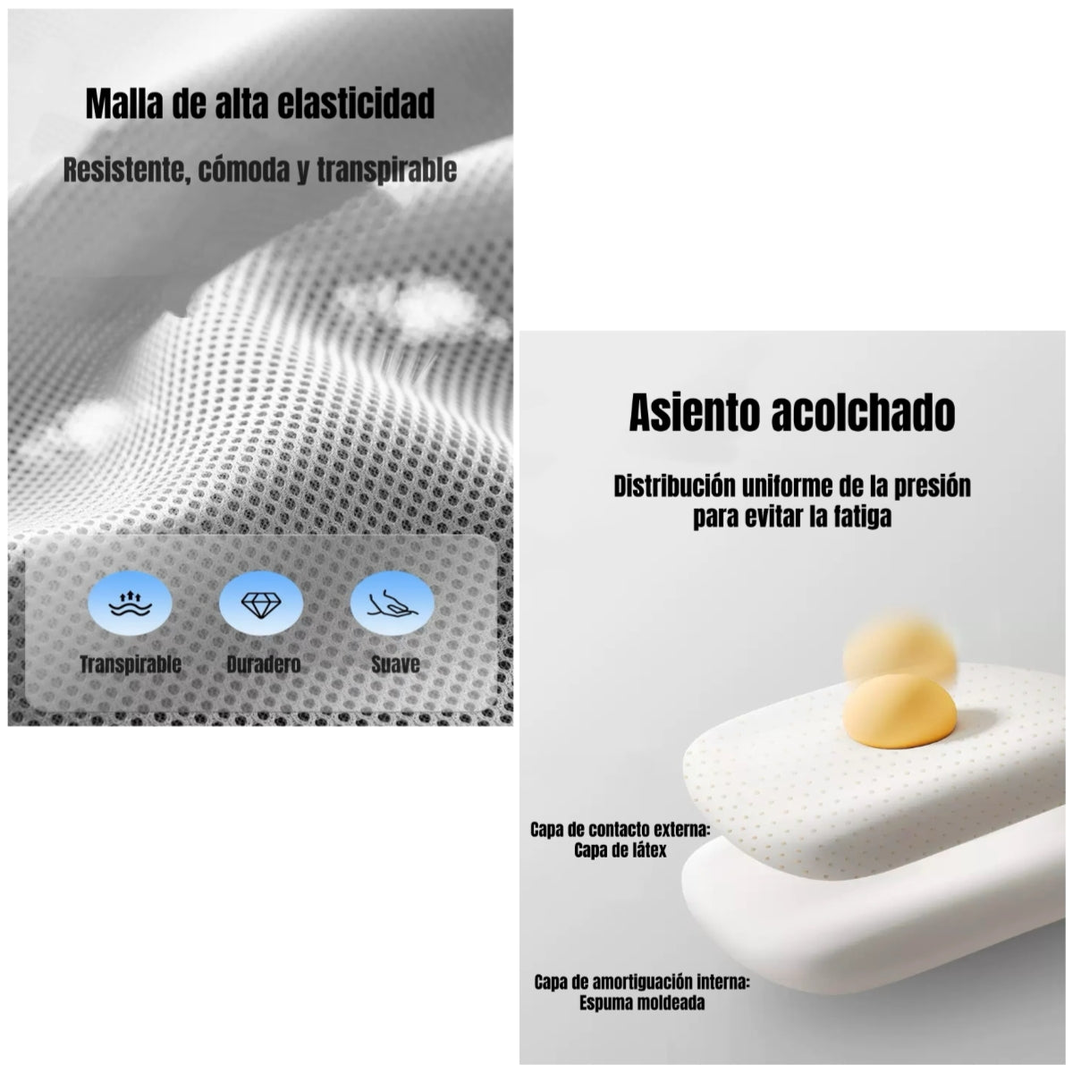 Silla De Escritorio Oficina Con Reposacabezas Polar Negra