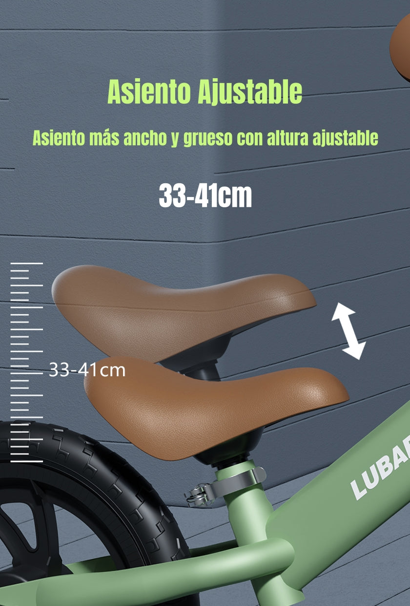 Bicicleta De Equilibrio 2-6 Años Aro 12 Acent LuBabycas