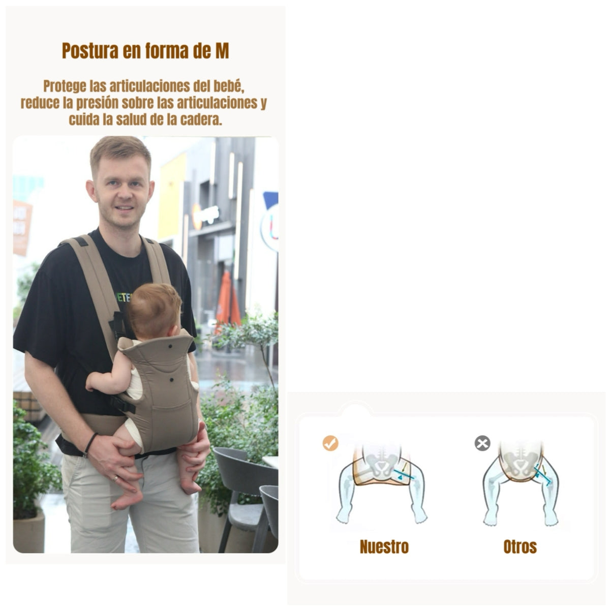 Portabebé Ergonómico Rio By LuBabycas