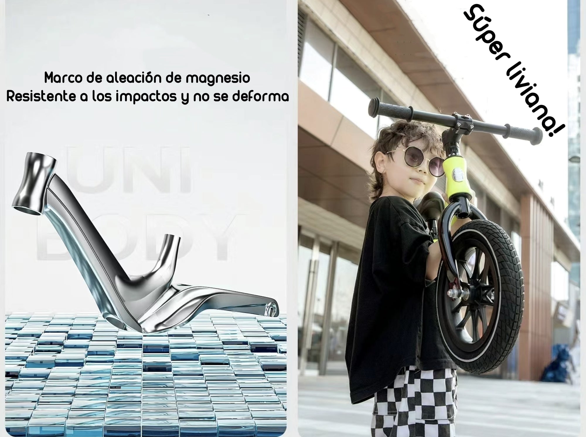 Bicicleta De Equilibrio Aprendizaje 2-8años Lubabycas Rosada