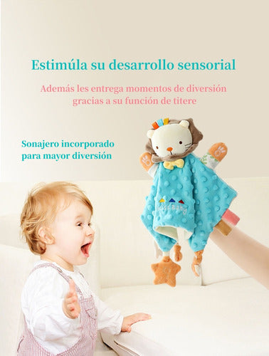 Peluche De Apego Sensorial Algodón Elefante Lubabycas