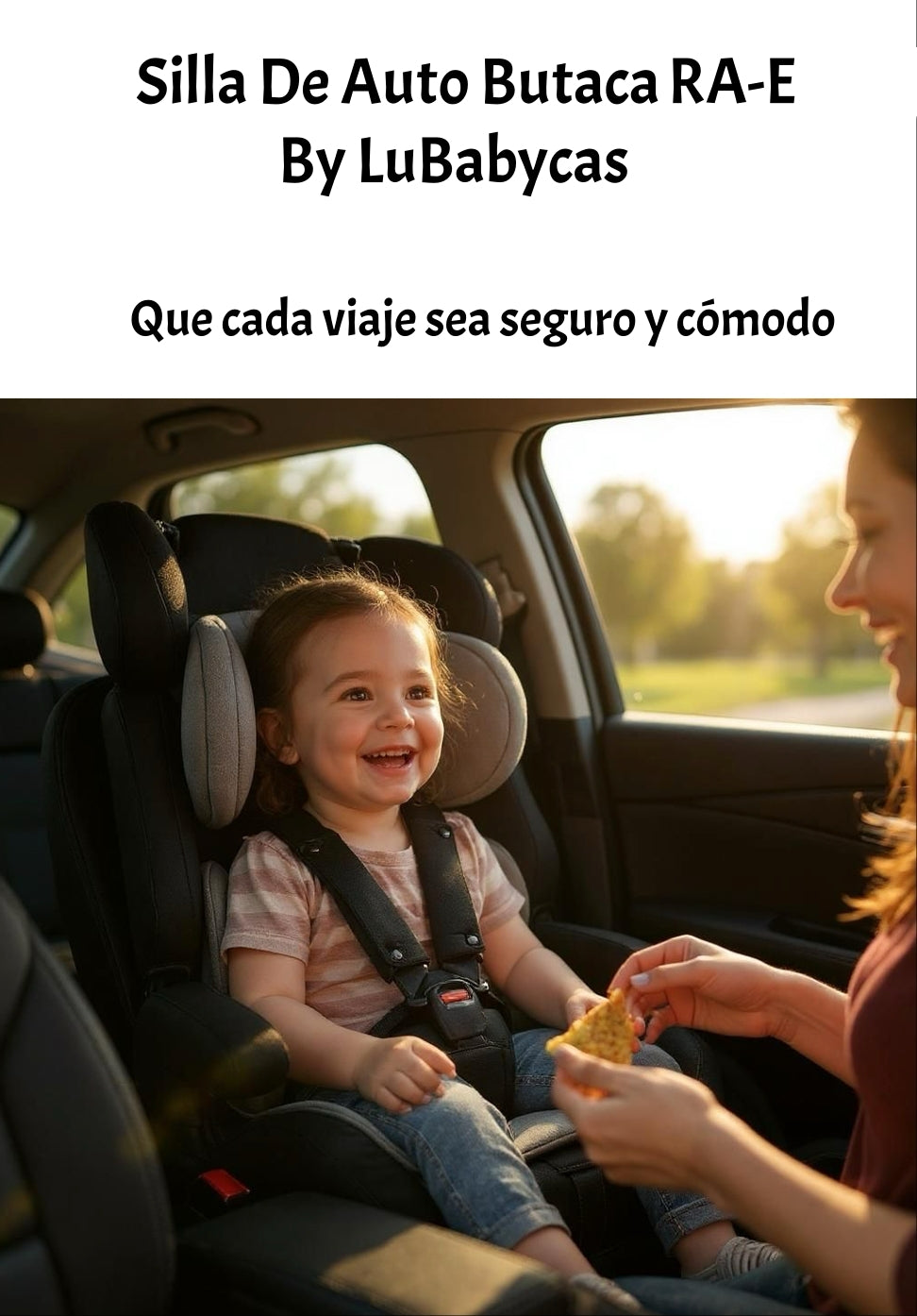 Silla De Auto Butaca 9-36KG 12 Años Rosada RA-E LuBabycas